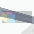 Betonkerítés "sarok" oszlop - TT 1:120